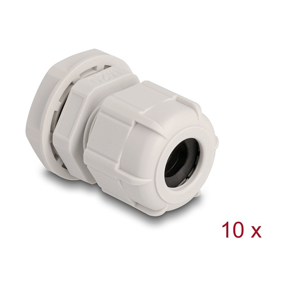 Uvodnica za kabel DELOCK M20 (10 komada, siva)-1