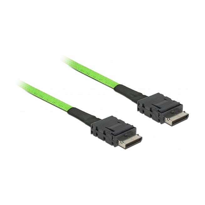 OCuLink kabel DELOCK SFF-8611 na SFF-8611 (1 m, PCIe 4.0, 32 Gbps)-0