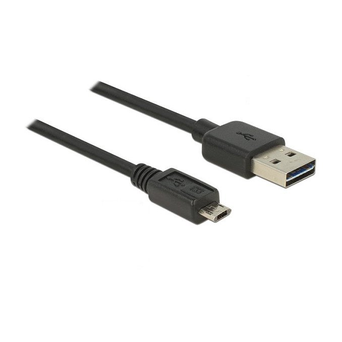 USB kabel DELOCK EASY-USB 2.0 A na Micro-B (3m, reverzibilni konektori)-0