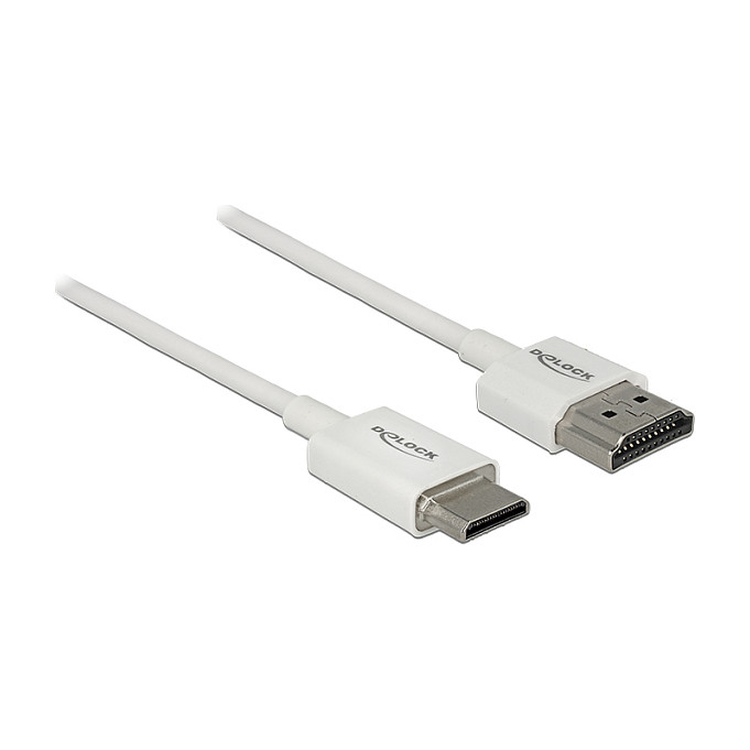HDMI kabel DELOCK 85144 (HDMI-A na Mini HDMI-C, 4K, 3D, 2m, Slim)