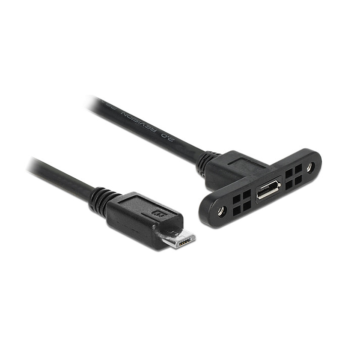USB kabel za ugradnju DELOCK 85246 (Micro-B Ž > Micro-B M, 1 m)-0