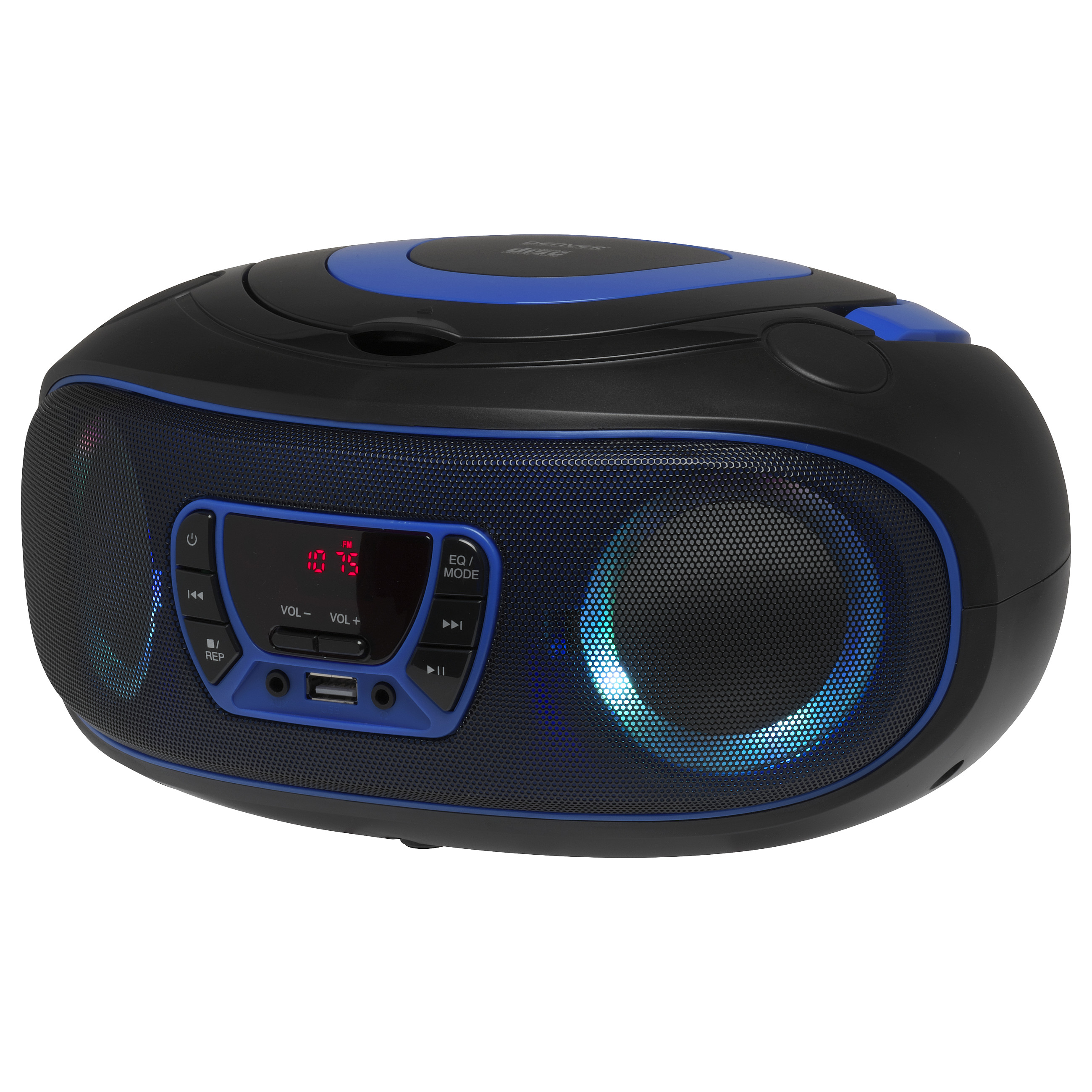 Prijenosni CD radio DENVER TCL-212BT (Bluetooth, FM radio, CD player, AUX) Plavi-4