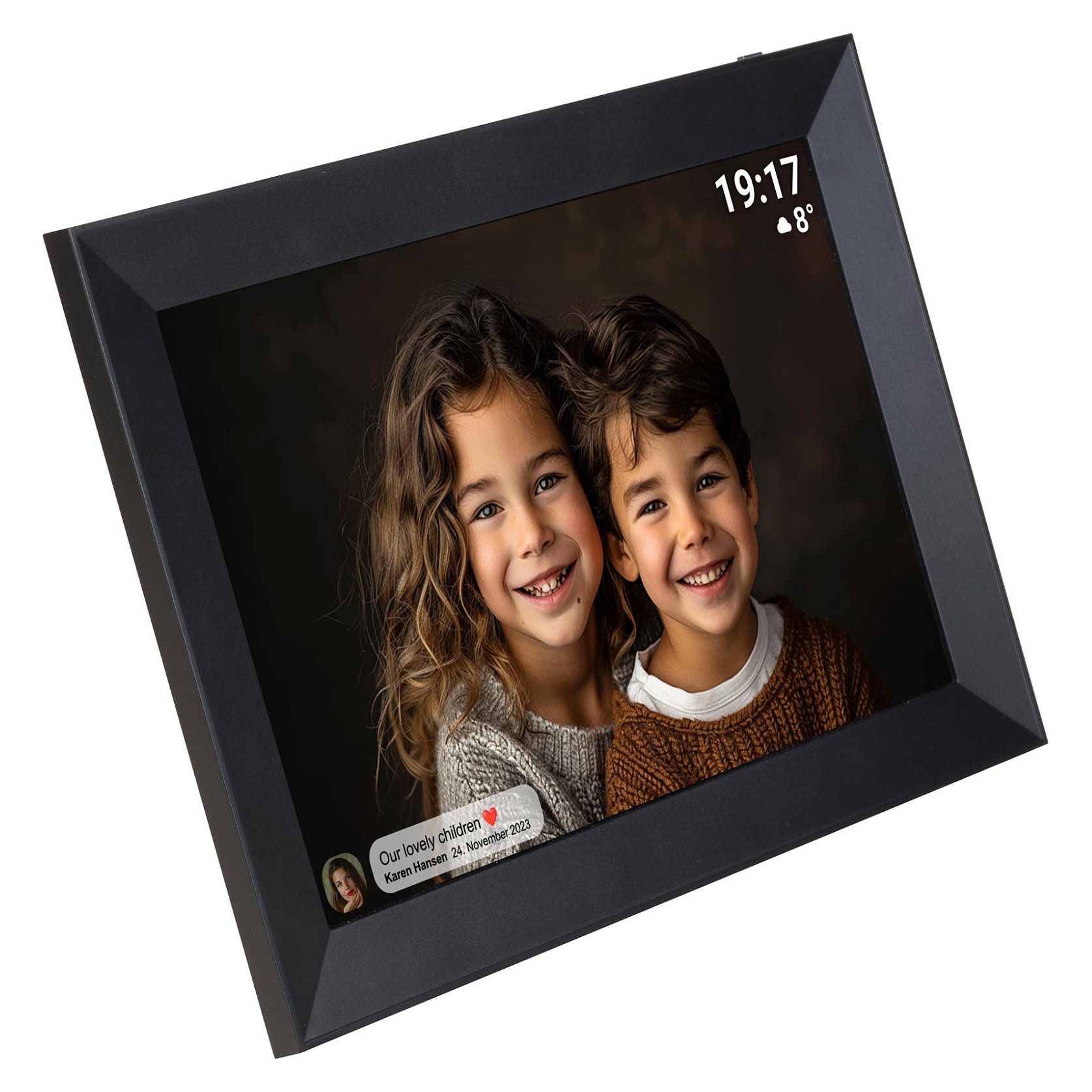 Digitalni foto okvir DENVER Frameo PFF-1012 (10.1" IPS, 16 GB, Wi-Fi, Frameo aplikacija) crni-2