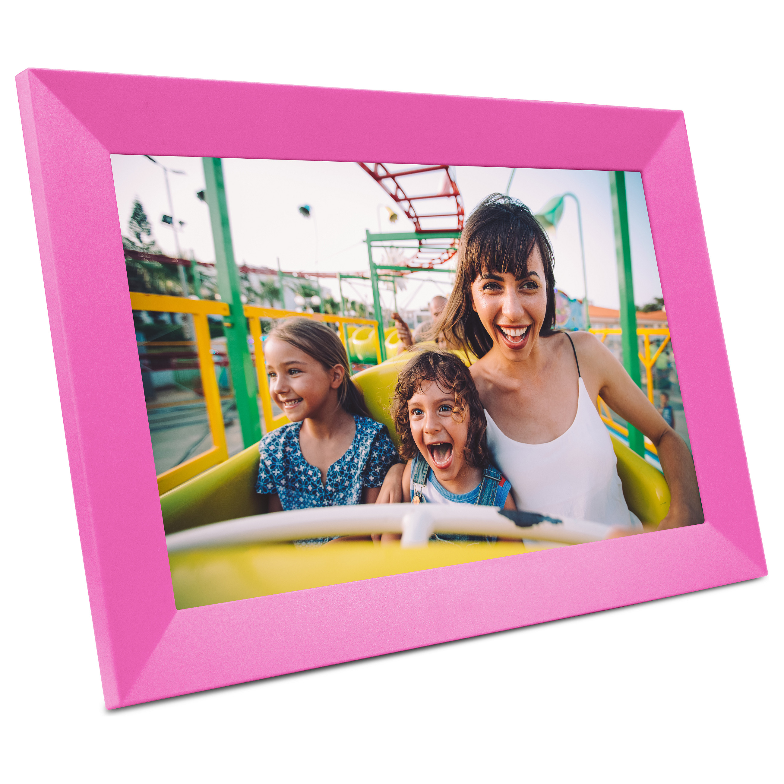 Digitalni foto okvir DENVER Frameo PFF-1023P (10.1" IPS, 16 GB, Wi-Fi) Pink-1