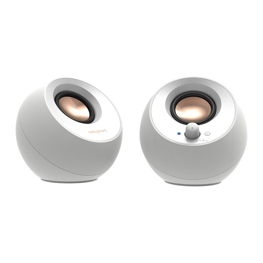 PC zvučnici CREATIVE Pebble V3 Bijeli (2.0, Bluetooth 5.0, USB-C)-3