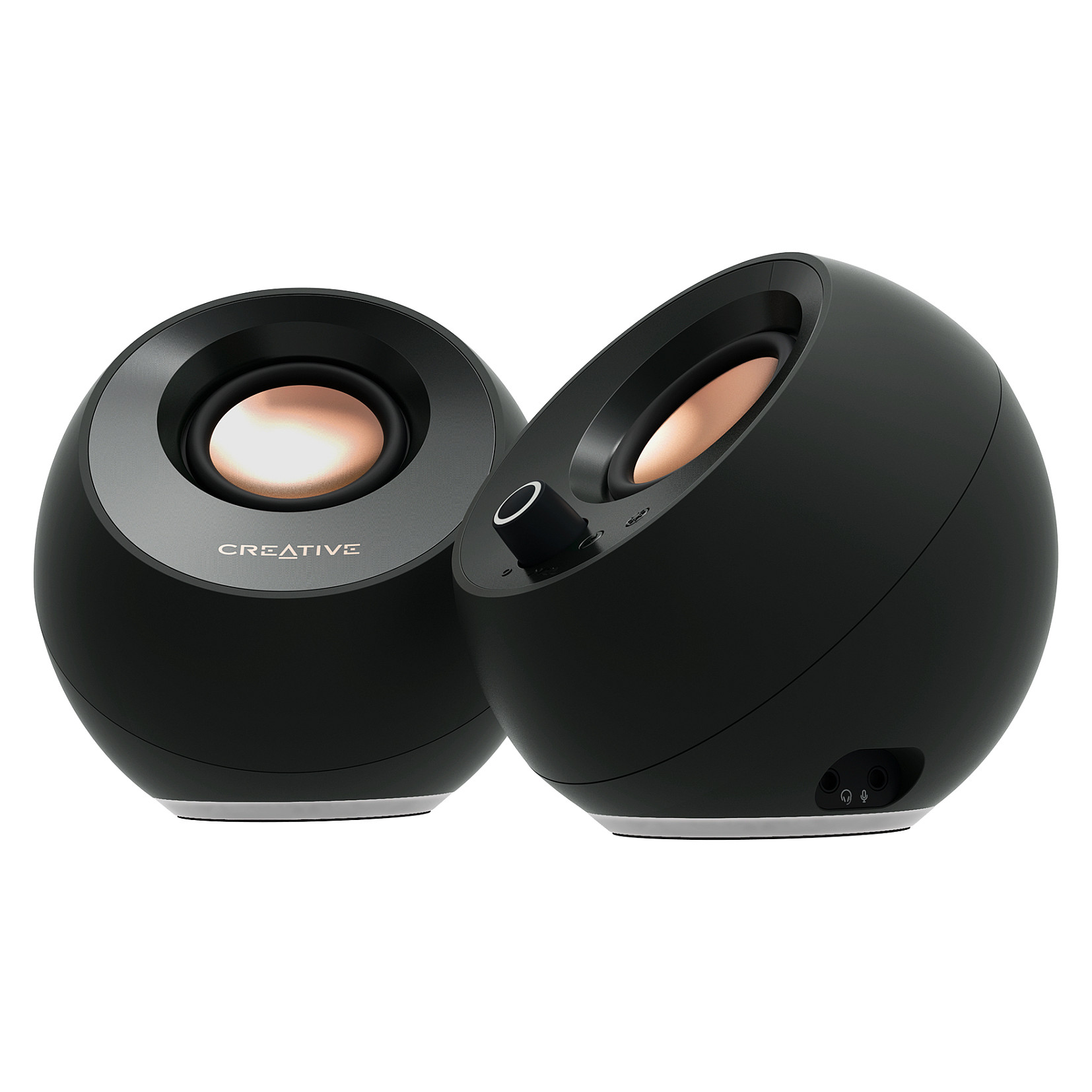 PC zvučnici CREATIVE Pebble Pro (2.0, USB-C, Bluetooth 5.3, RGB) crni-2