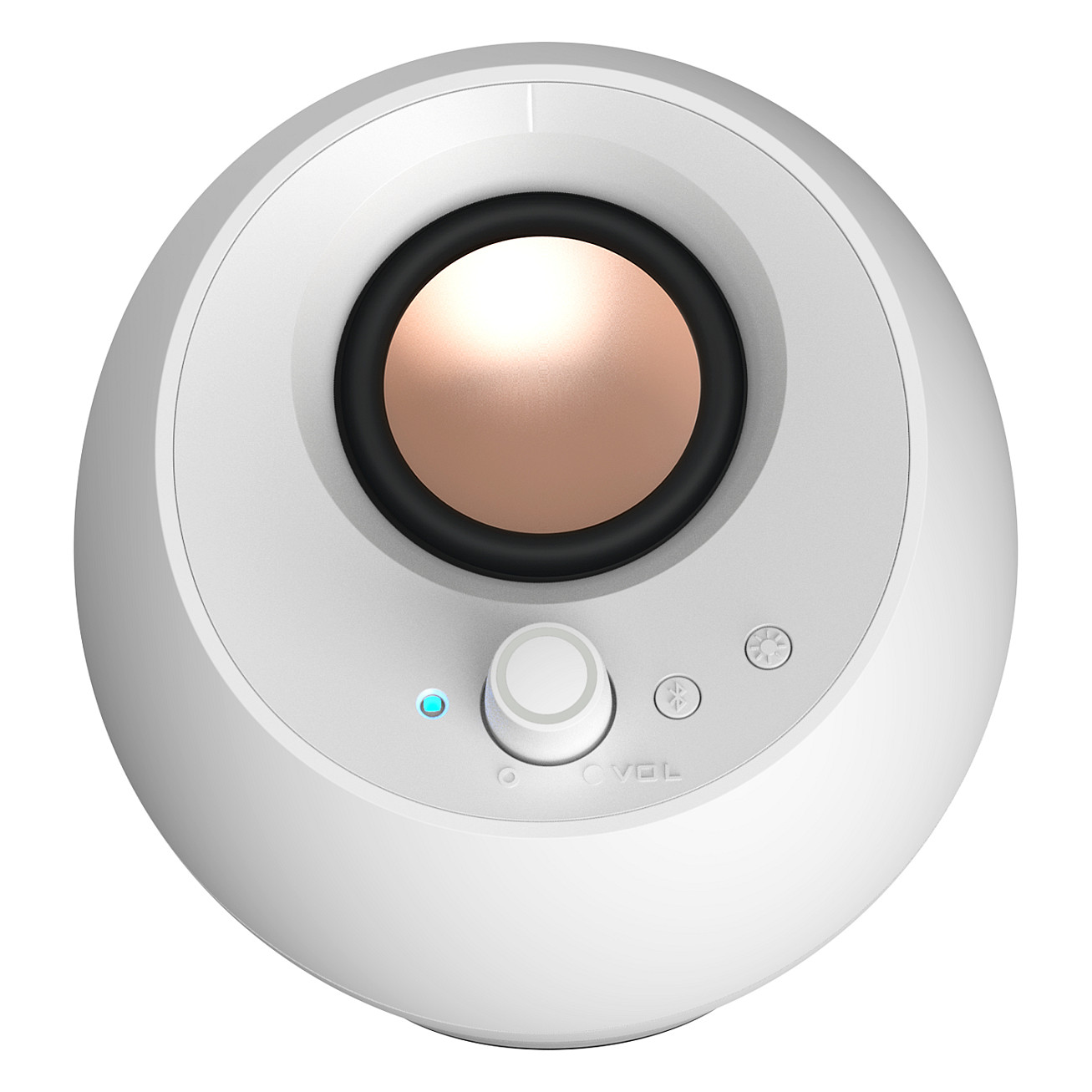 PC zvučnici CREATIVE Pebble Pro bijeli (2.0, USB-C, Bluetooth 5.3, RGB, 60W Peak)-2