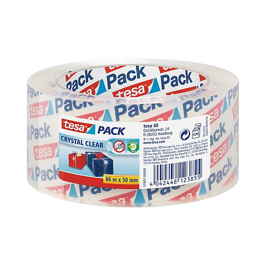 Ljepljiva traka za pakiranje TESA tesapack 57807 (66m x 50mm, prozirna)