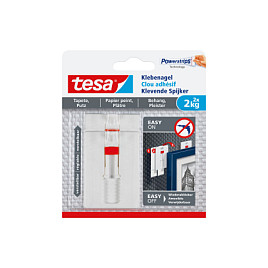TESA Podesivi ljepljivi čavao za tapete i žbuku (2 kom, do 2 kg)-0