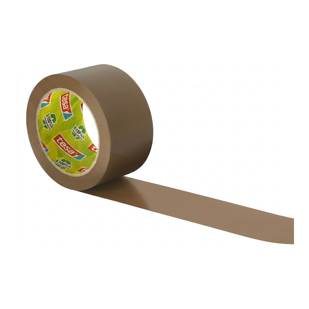 Ljepljiva traka TESA tesapack 4124 Premium (50mm x 66m, smeđa, PVC)-0