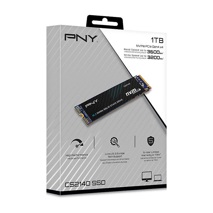 SSD disk PNY CS2140 1TB M.2 NVMe (3600/3200 MB/s)-1