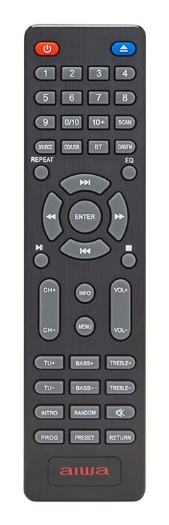Mikro glazbena linija AIWA MSBTU-700DAB (25W, DAB+/FM, Bluetooth, CD, USB) Arctic Blue-4