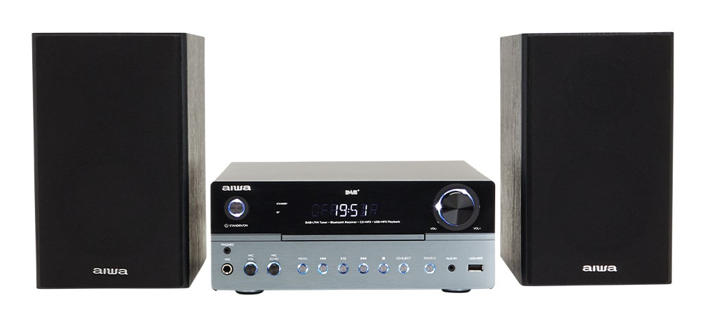 Mikro glazbena linija AIWA MSBTU-700DAB (25W, DAB+/FM, Bluetooth, CD, USB) Arctic Blue