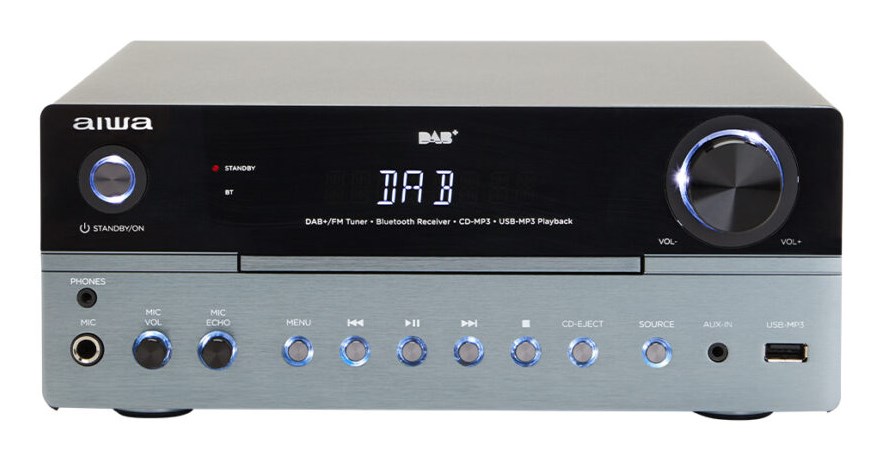 Mikro glazbena linija AIWA MSBTU-700DAB (25W, DAB+/FM, Bluetooth, CD, USB) Arctic Blue-8