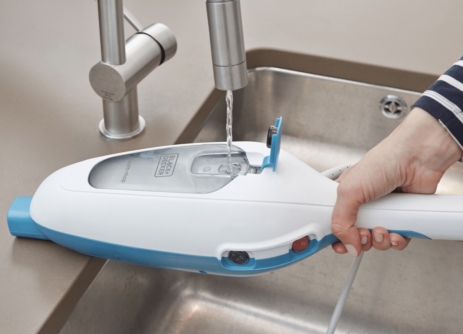 Parni čistač BLACK+DECKER FSM13E1 5-u-1 (1300W, 380ml, zagrijavanje 15s)-7