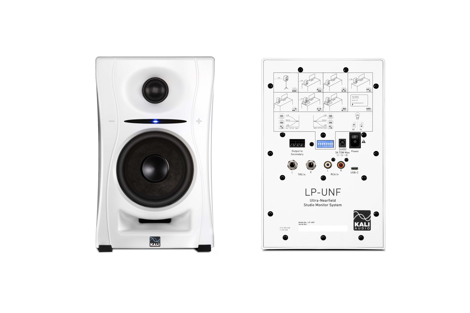 Studijski monitori KALI AUDIO LP-UNF (par), bijeli-0