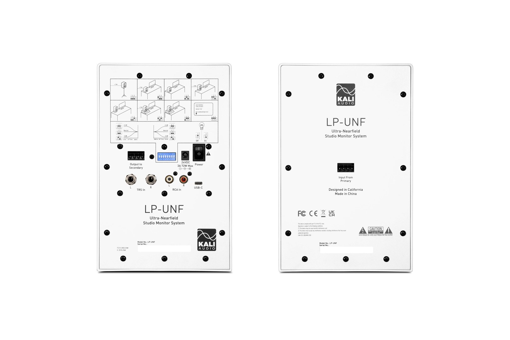 Studijski monitori KALI AUDIO LP-UNF (par), bijeli-14