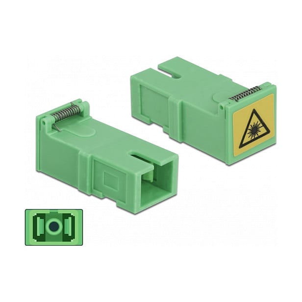Optički adapter DELOCK SC Simplex na SC Simplex (Single-mode/Multi-mode, s laserskom zaštitom, 4 komada)