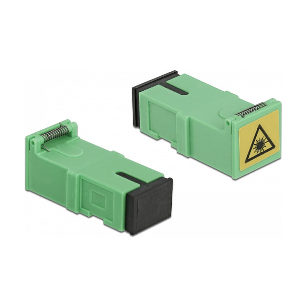 Optički adapter DELOCK SC Simplex na SC Simplex (Single-mode/Multi-mode, s laserskom zaštitom, 4 komada)-1