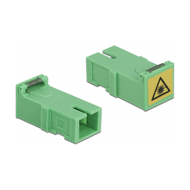 Optički adapter DELOCK SC Simplex na SC Simplex (Single-mode/Multi-mode, s laserskom zaštitom, 4 komada)-2