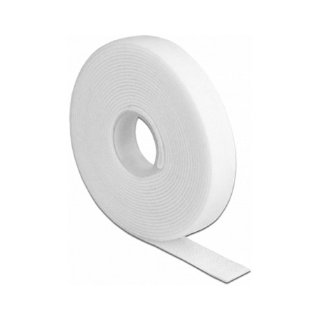 Čičak traka DELOCK na roli (3 m x 13 mm, bijela)