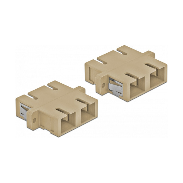Adapter DELOCK za optički kabel SC Duplex na SC Duplex Multimode (4 komada)-1