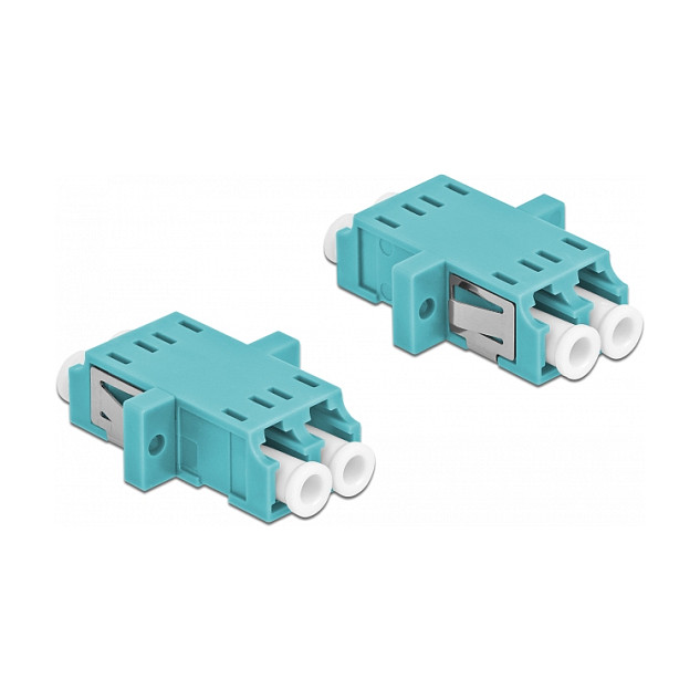 Svjetlovodni adapter DELOCK LC Duplex na LC Duplex Multimode OM3/OM4 (2 komada)-1