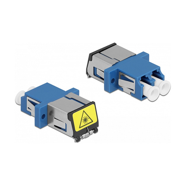 Adapter DELOCK 86898 (LC Duplex na LC Duplex, Singlemode, sa zaštitom od lasera)-1