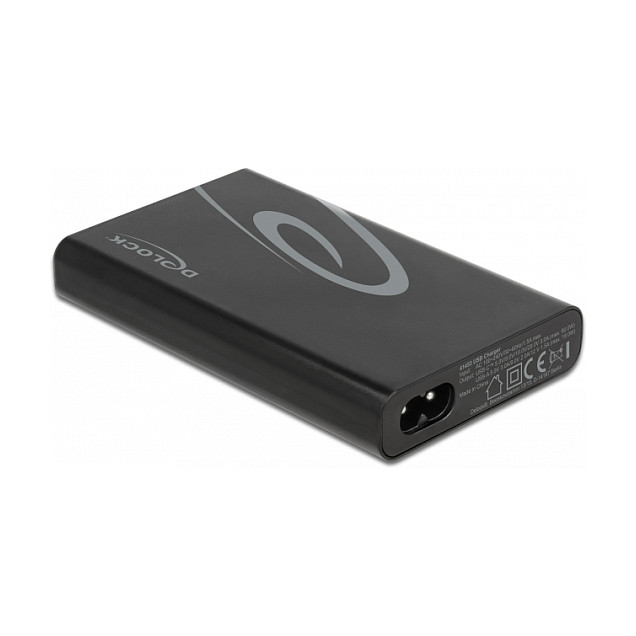 Strujni punjač DELOCK 60W (2x USB-C PD 3.0, 1x USB-A QC 3.0, GaN)-0