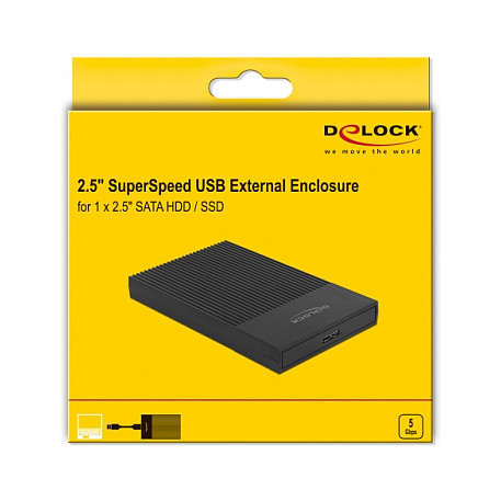 DELOCK 42011 vanjsko kućište za 2.5" SATA HDD / SSD (USB 3.0, tool-free)-3