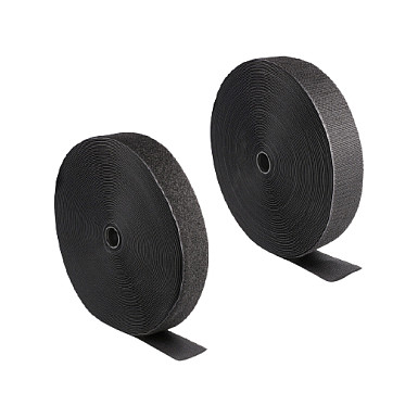 Čičak traka na roli DELOCK 20856 (25 m x 50 mm, crna)-0