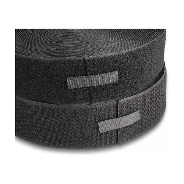 Čičak traka na roli DELOCK 20856 (25 m x 50 mm, crna)-1