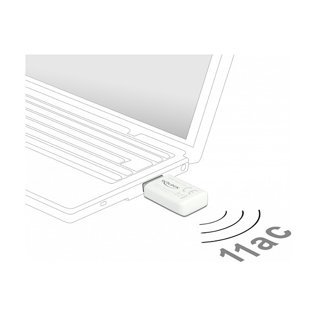 USB Wi-Fi Adapter DELOCK 12770 AC1200 (USB 3.0, Dual-Band, 867+300 Mbps)-3
