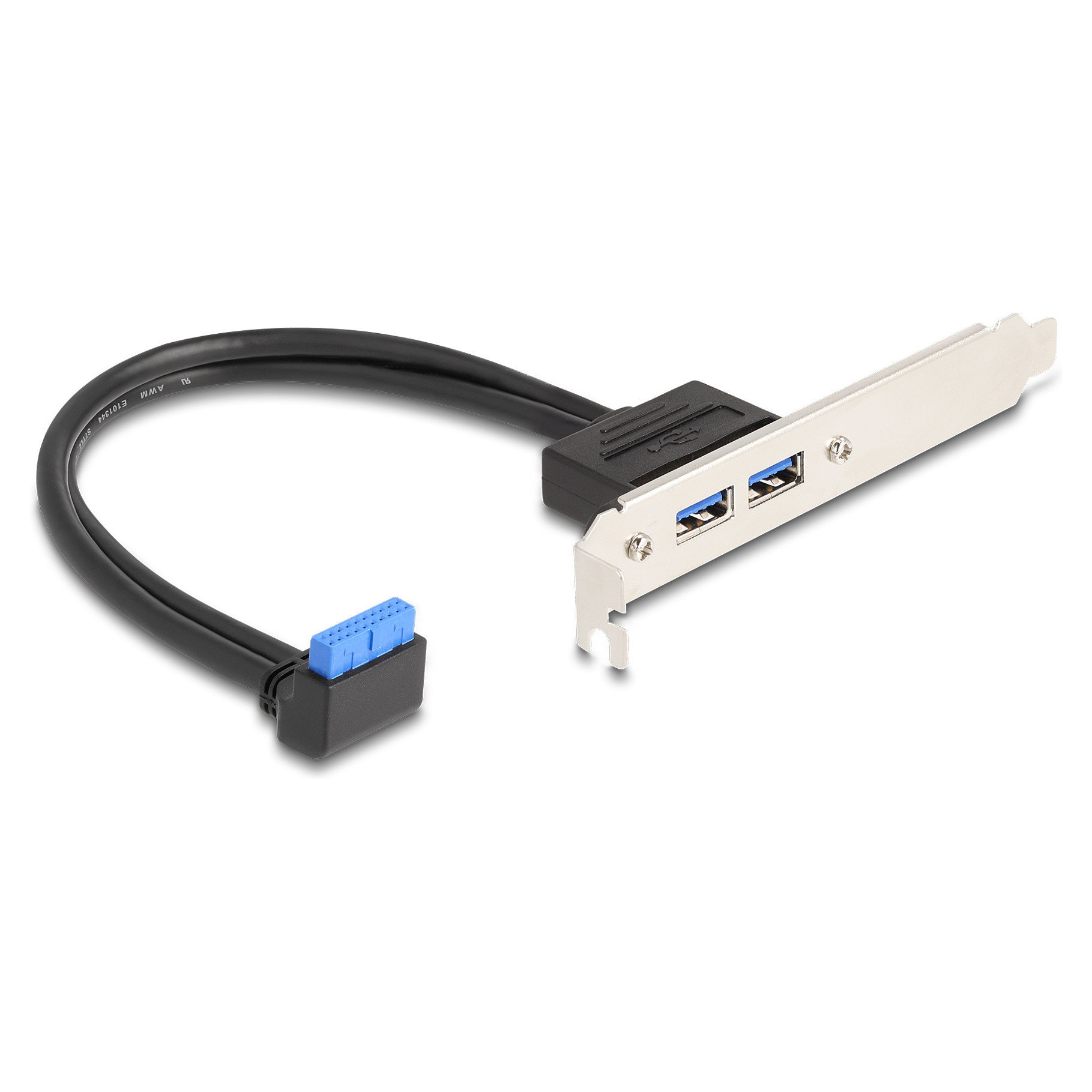 USB bracket za kućište DELOCK 83015 (2x USB-A 3.0, 50 cm, 90° konektor)-1