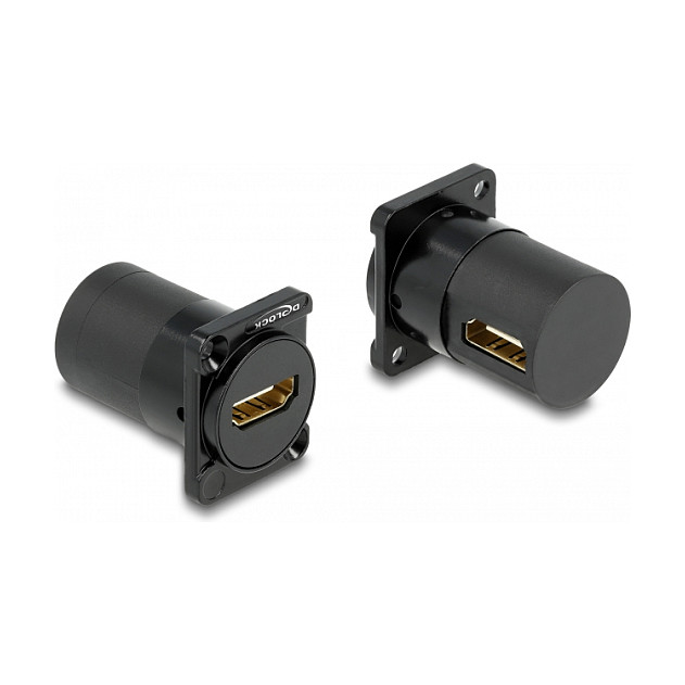 DELOCK D-Type modul HDMI (Ž) na HDMI (Ž) 90° kutni (4K/60Hz, cink) 87811-0