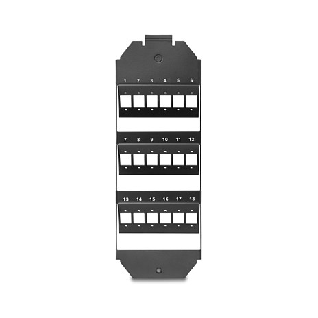 Nosač za optičke konektore DELOCK 88163 (18 portova, za SC Simplex / LC Duplex)-1