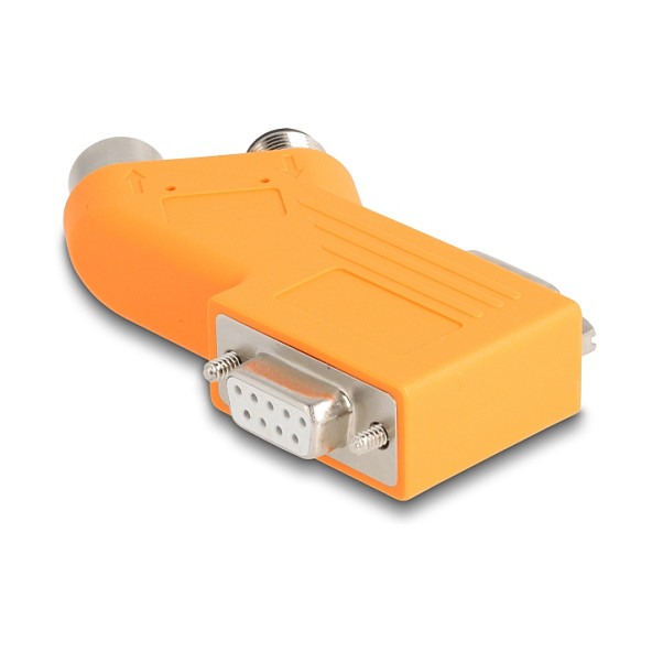 DELOCK CAN Bus Y-razdjelnik D-Sub 9 na M12 A-kodiran 5-pinski 35° (60667)-1