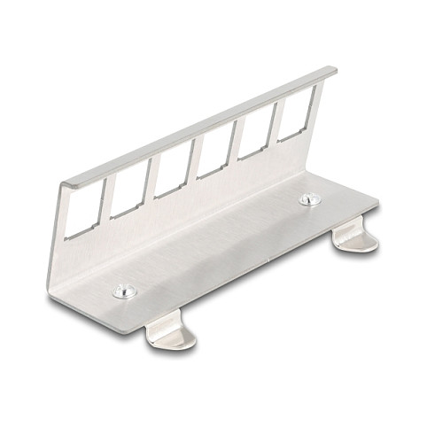 Nosač Keystone modula DELOCK 90656 (6 portova, za DIN šinu, metalni)-1