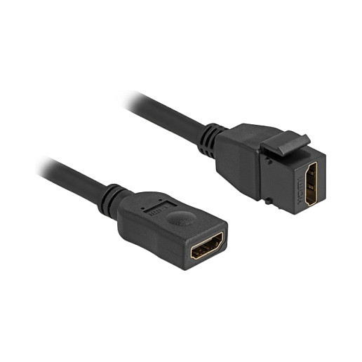 Keystone modul s kabelom DELOCK HDMI (Ž) na HDMI (Ž) (8K 60 Hz, 20 cm)