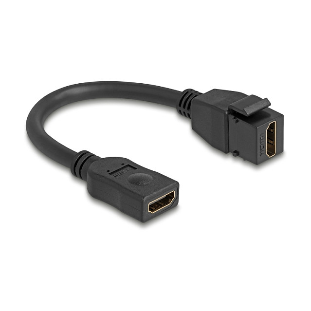 Keystone modul s kabelom DELOCK HDMI (Ž) na HDMI (Ž) (8K 60 Hz, 20 cm)-1