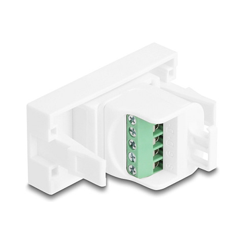 Delock Easy 45 Modul USB 2.0 Tip-A (Ž) na terminalni blok, bijeli (90911)-2