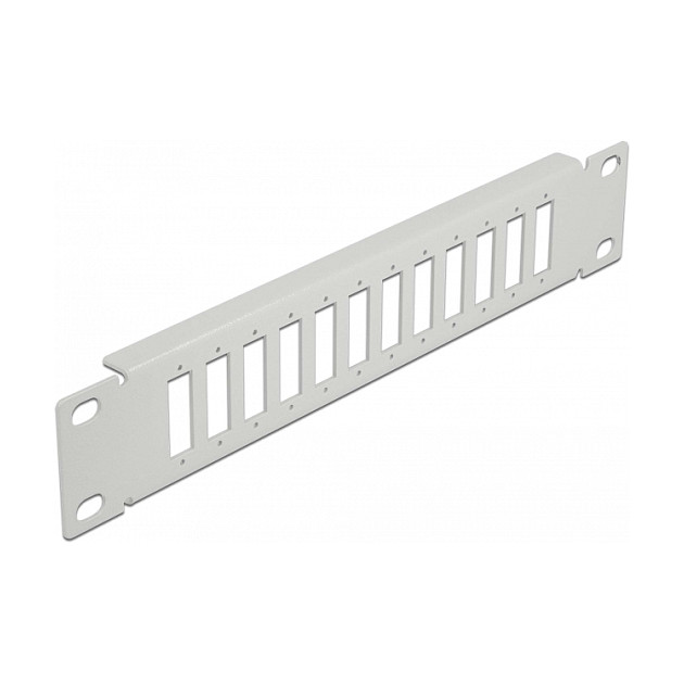 Optički patch panel DELOCK 10" 12 Port za SC Duplex / LC Quad (1U, sivi, 66804)