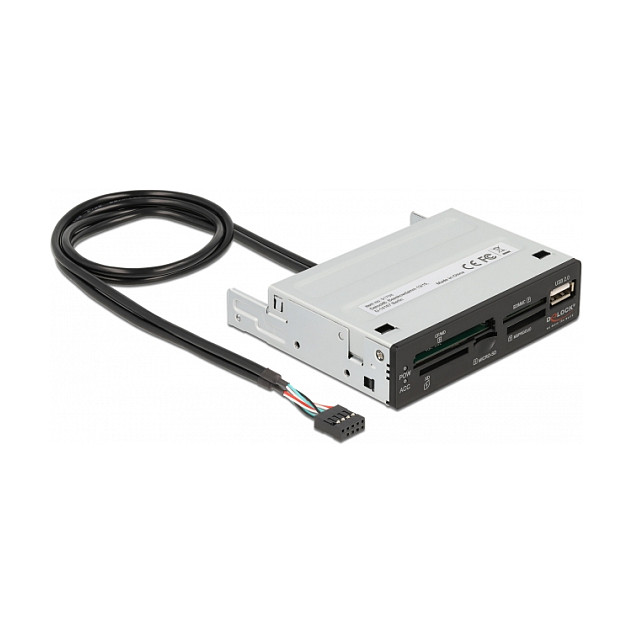 Interni čitač kartica DELOCK 91708 (3.5", 5 utora, USB 2.0)