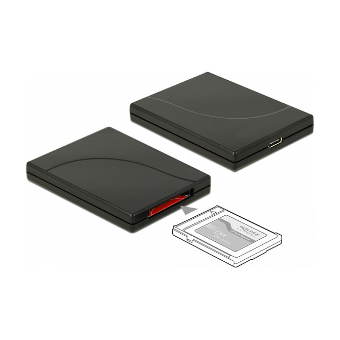 Čitač kartica DELOCK 91749 USB-C za CFexpress (10 Gbps, aluminijsko kućište)-1