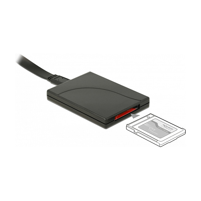 Čitač kartica DELOCK 91749 USB-C za CFexpress (10 Gbps, aluminijsko kućište)-3