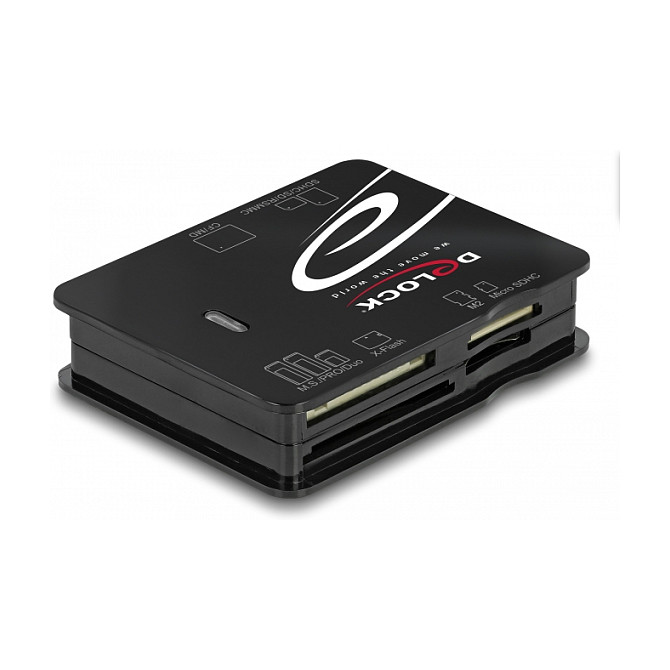 Čitač kartica DELOCK USB 2.0 All in 1 (91007) za CF / SD / Micro SD / MS / xD / M2-0