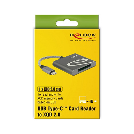 Čitač kartica DELOCK 91746 USB-C za XQD 2.0 memorijske kartice-2