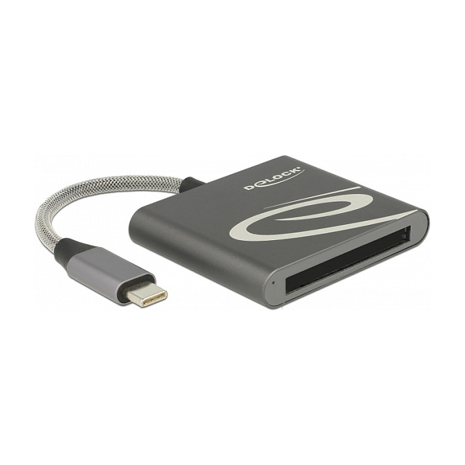 Čitač kartica DELOCK USB-C za CFast 2.0 (SuperSpeed 10 Gbps, Plug & Play)