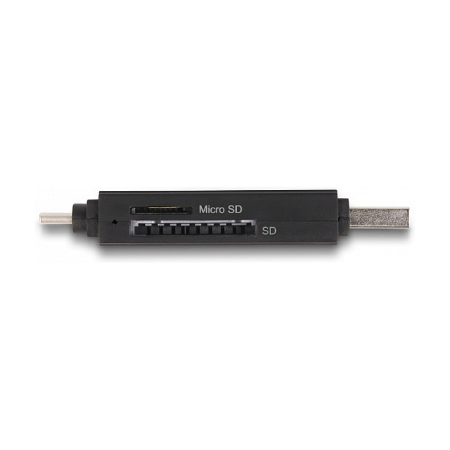 Delock čitač kartica USB 3.2 (USB-C / USB-A) za SD i Micro SD (SuperSpeed 5 Gbps)-2