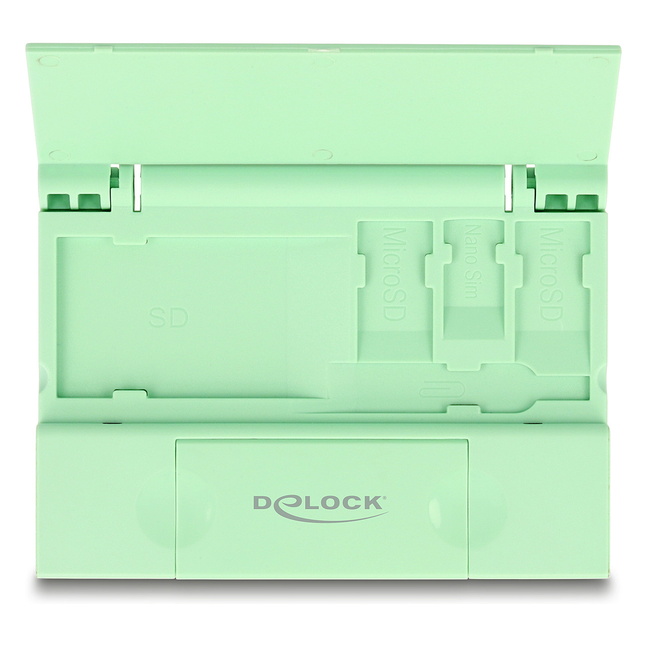 DELOCK čitač kartica USB 3.2 Gen 1 (USB-C / USB-A) za SD i Micro SD kartice + etui, mint-2